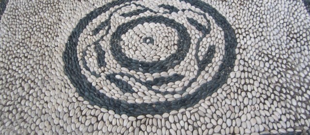 Mosaic with Pebbles in the Villa Entrance